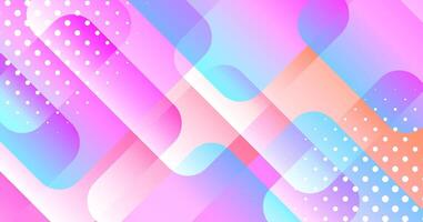 3D geometric abstract background on bright space with colorful rhombus effect decoration. Modern graphic design element with soft rounded shape style concept for web, flyer, card, or brochure cover vector