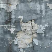 a close up of a wall with peeling paint photo