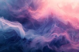 Abstract colorful smoke waves background photo