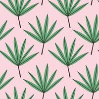 Tropical leaves pattern, jungle leaves seamless floral pattern. Ideal for textile. Summer background in pastel colors. vector