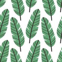 Tropical leaves pattern, jungle leaves seamless floral pattern. Ideal for textile. Summer background in pastel colors. vector