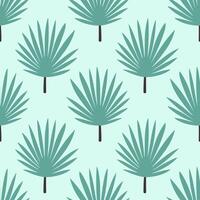 Tropical leaves pattern, jungle leaves seamless floral pattern. Ideal for textile. Summer background in pastel colors. vector