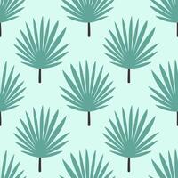 Tropical leaves pattern, jungle leaves seamless floral pattern. Ideal for textile. Summer background in pastel colors. vector