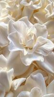 Creamy Gardenia Petals Close Up photo