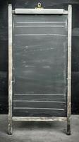 Vintage Chalkboard With Lines photo