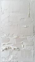 Textured White Paint Abstract photo