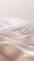Elegant White Fabric Waves photo