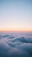 Serene Sky Above Clouds photo