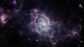 Cosmic nebula background with vibrant colors and star clusters in a distant galaxy photo