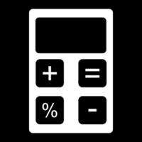 editable calculadora icono vector