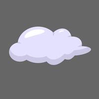 nube ilustración adecuado para clima relacionado diseños, clima cambio conceptos, o verano temática proyectos brillante y atractivo gráficos vector