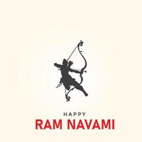 shree RAM Navami. creativo RAM navami anuncios, contento RAM navami día creativo diseño, 3d ilustración vector