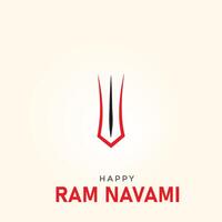 Shree Ram Navami. creative Ram Navami ads, Happy Ram Navami Day creative design, 3D illustration vector