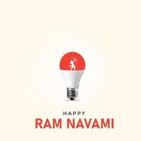 shree RAM Navami. creativo RAM navami anuncios, contento RAM navami día creativo diseño, 3d ilustración vector