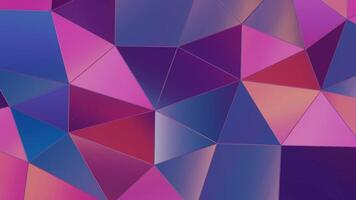 a colorful abstract background with triangles video