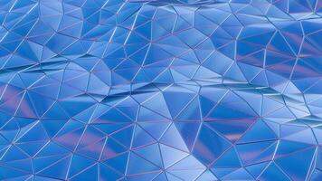 abstract blue polygonal background with a lot of triangles video