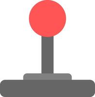 Retro game controller in red color. Retro game controller icon. vector
