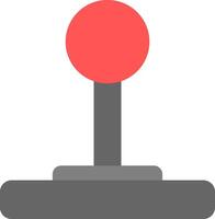 Retro game controller in red color. Retro game controller icon. vector