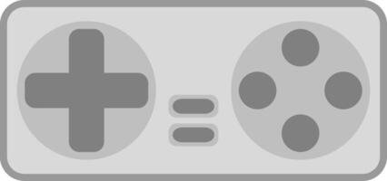 gris juego controlador. juego controlador icono. vector