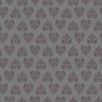 Abstract monochrome seamless pattern with abstract flowers vector