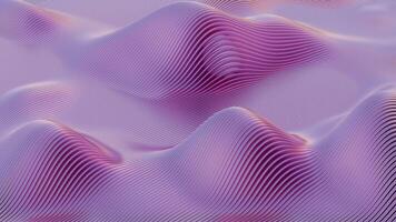 une violet et rose Contexte avec vagues video