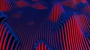 a red and blue abstract background with a wave pattern video