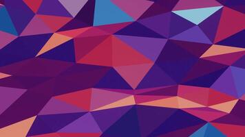 a colorful abstract background with triangles video