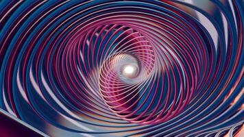 un' digitale Immagine di un' spirale con un' blu e rosa sfondo video