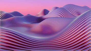 3d rendering of a wave pattern video