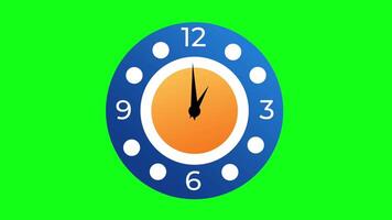 Animation of Clock Icon for time display video