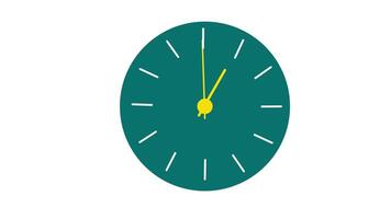 Animation of Clock Icon for time display video