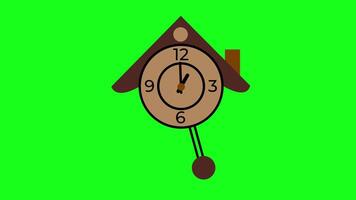 Animation von Uhr Symbol zum Zeit Anzeige video