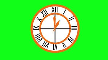 Animation of Clock Icon for time display video