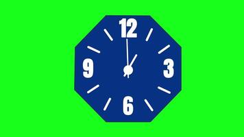 Animation of Clock Icon for time display video