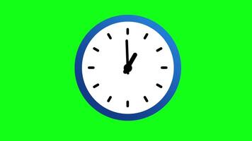 animación de reloj icono para hora monitor video