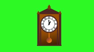 Animation of Clock Icon for time display video