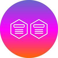 Infographic Elements Line Gradient Circle Icon vector