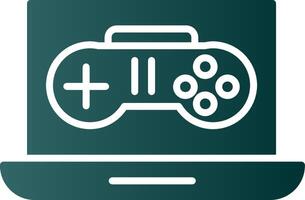 Game Development Glyph Gradient Icon vector
