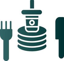 Tableware Glyph Gradient Icon vector