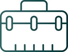 Suitcase Line Gradient Icon vector