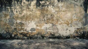 Aged street wall background texture concept. photo