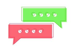 Talk or chat icon. Messaging. illustration vector