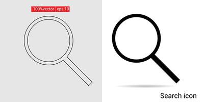 Search symbol. A set web icon vector