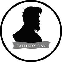 familia primero un logo para del padre día, de papá legado conmemorando del padre honrando nuestra papás un del padre día emblema vector
