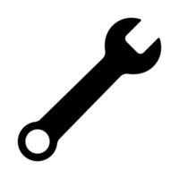 Wrench icon illustration isolated on white background vector