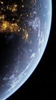 Earth From Space. Night View video