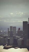 Urbain paysage avec grand bâtiments video