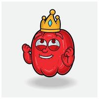 Pepper Mascot Character Cartoon With Happy expression. vector