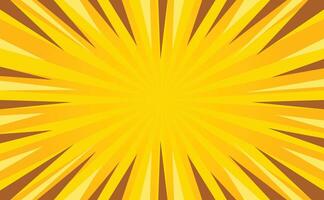 Yellow Comic Cartoon Background Template vector