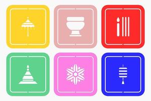 Vesak pattern for background, decoration, panel and cnc cutting vector